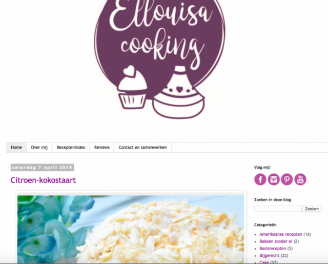 Homepage Ellouisa Cooking